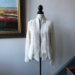 Sleeping on Snow open front cardigan textured sz M
